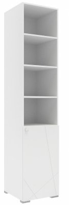 Комбинированный шкаф с 1 дверью Абрис ПМ-332.21 исп. 3 (ВКДП)